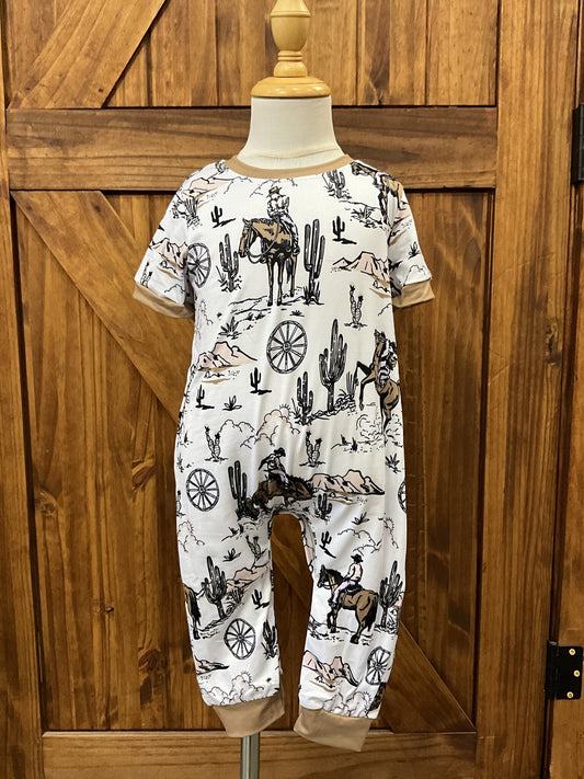 BuckaRoo Boy Romper  12/24M