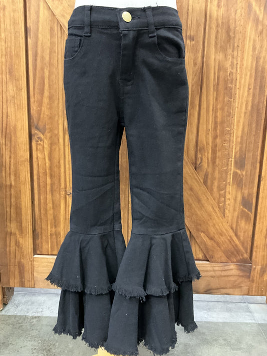 Kids Black Denim Jeans