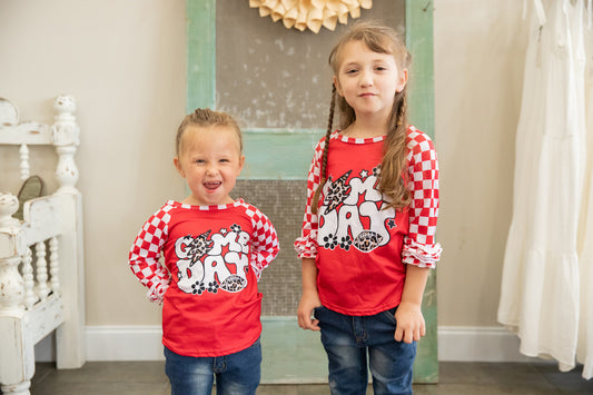 Game Day Raglan Red 3T