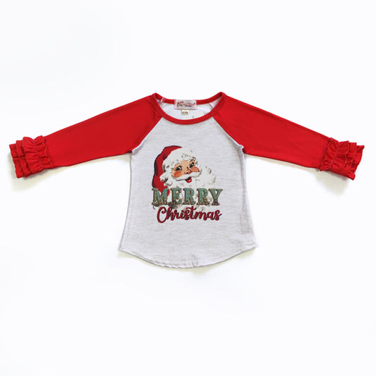 Merry Christmas Raglan 4T