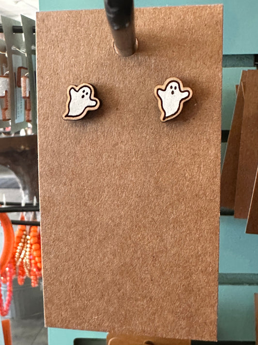 Ghost Stud Earrings