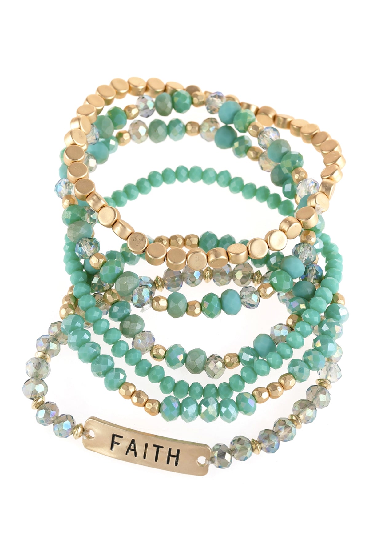 Turquoise Faith Bracelet Set