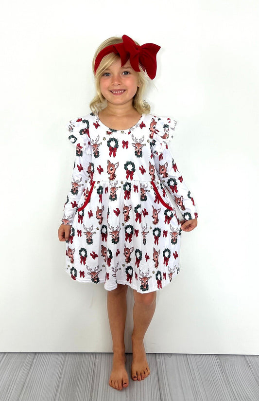 Prancer Girls Dress 3T