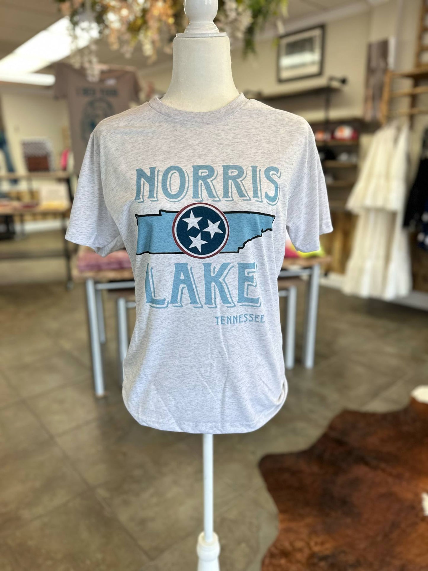 Norris Lake Teal Tee