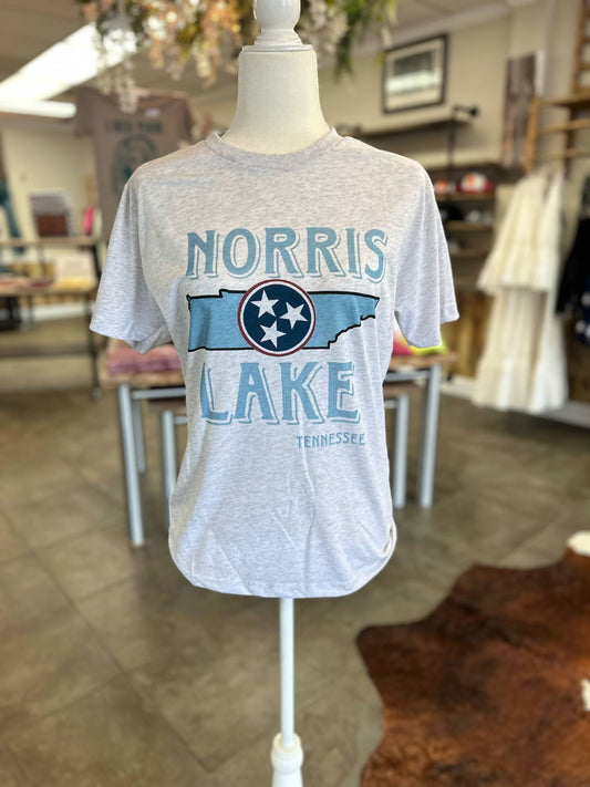 Norris Lake Teal Tee