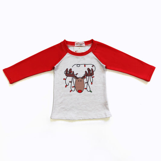 Reindeer Lights Raglan