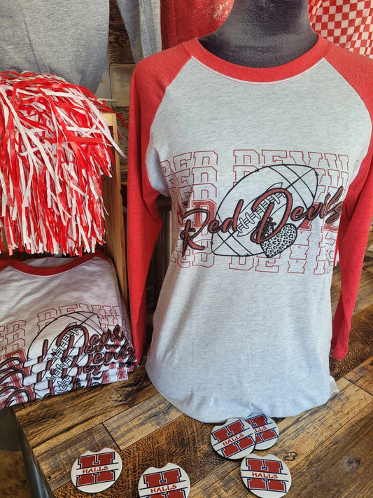 Red Devils Baseball Tee