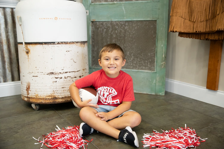 Red Hustle Kids Tshirt 3t