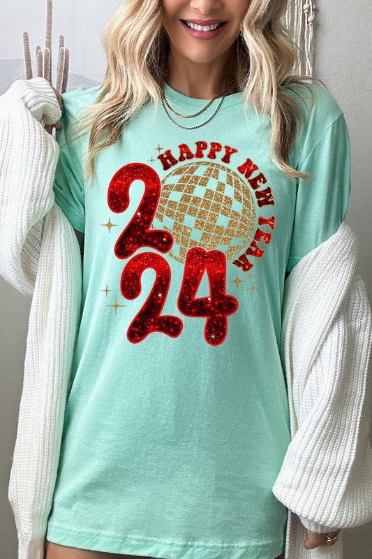 Happy New Year Mint Tee