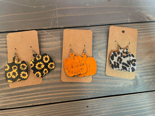 Pumpkin Dangle earrings