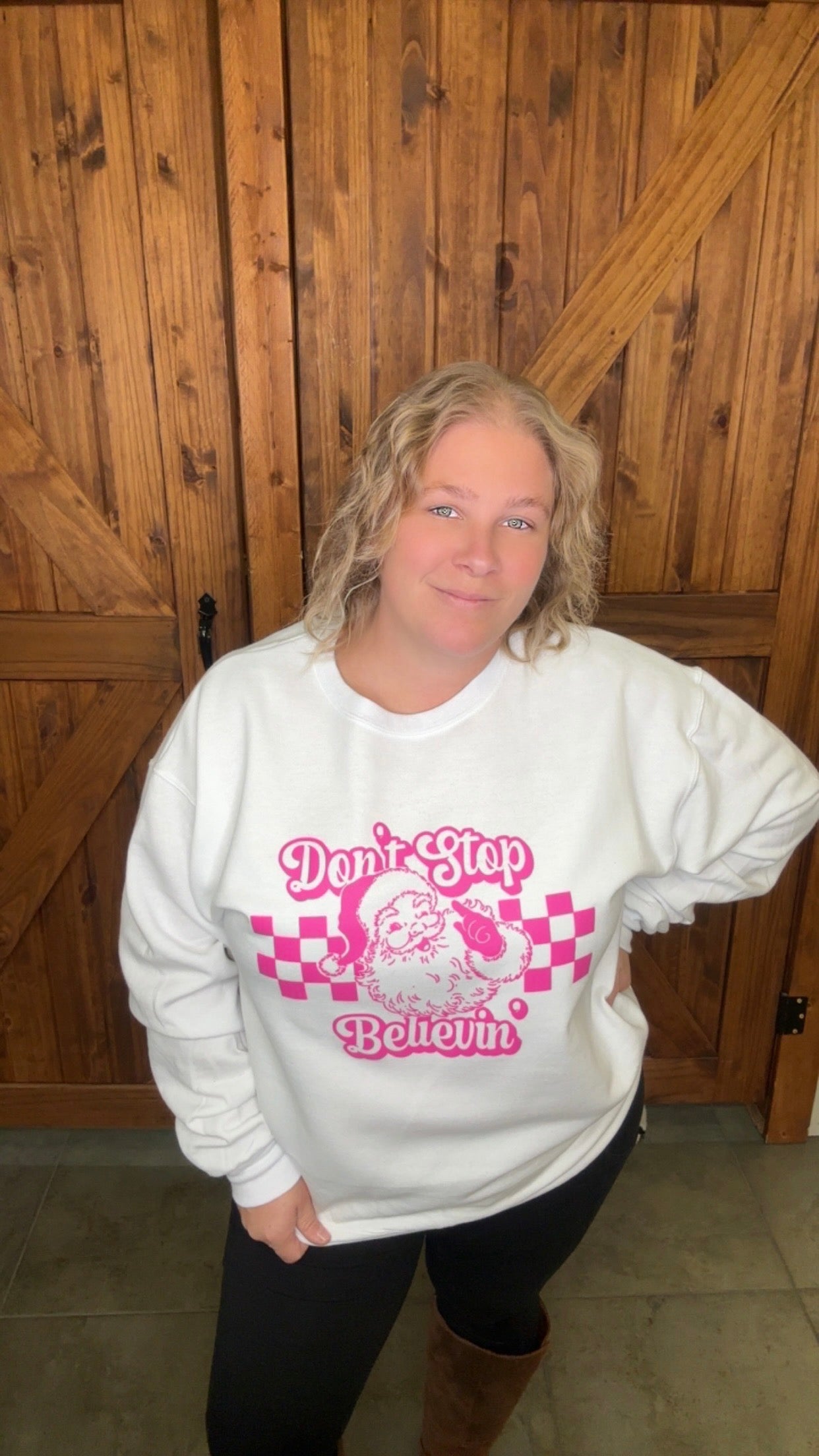 Don't Stop Believin Crewneck