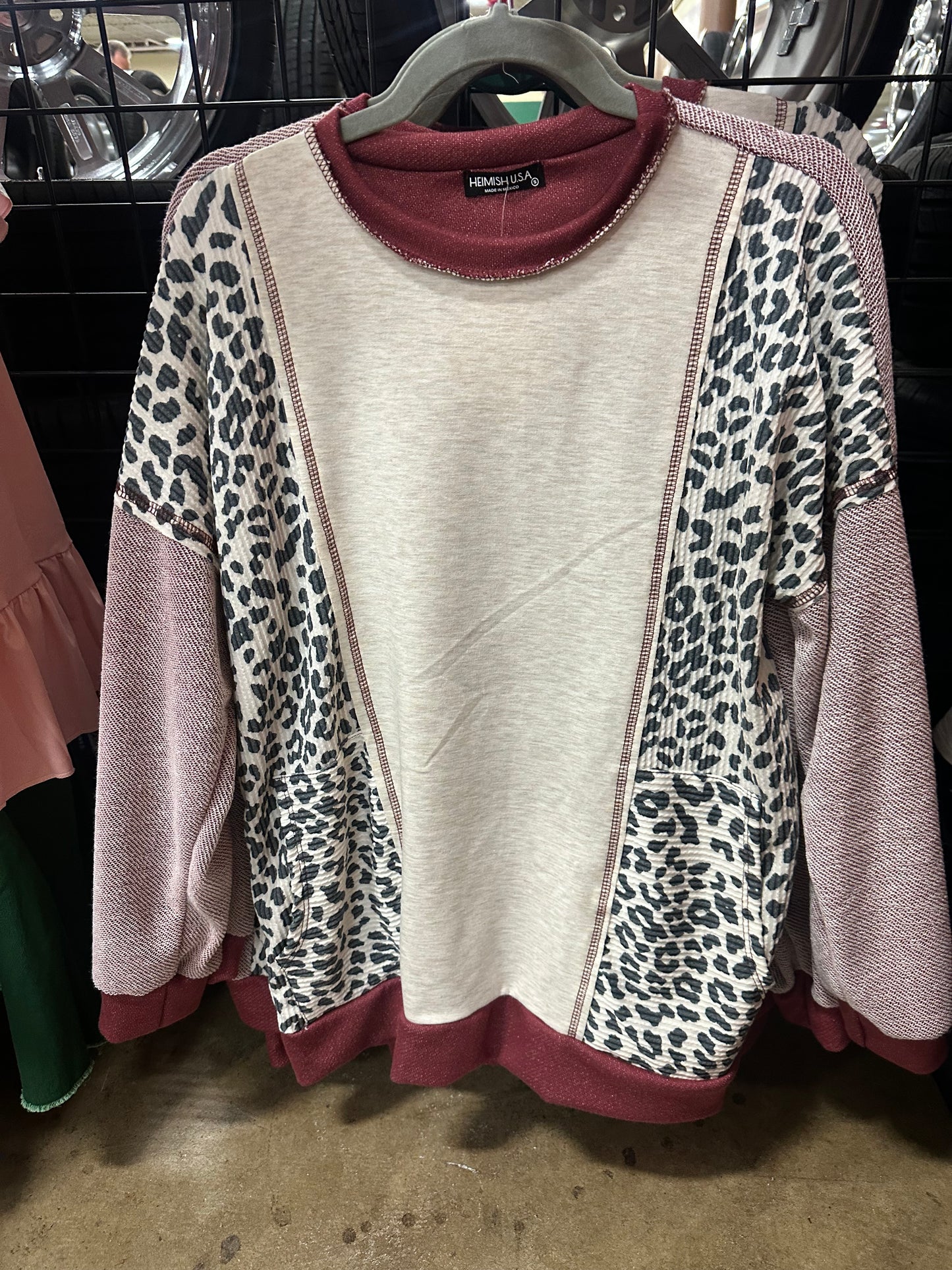 Imperfection Weekend Leopard Top