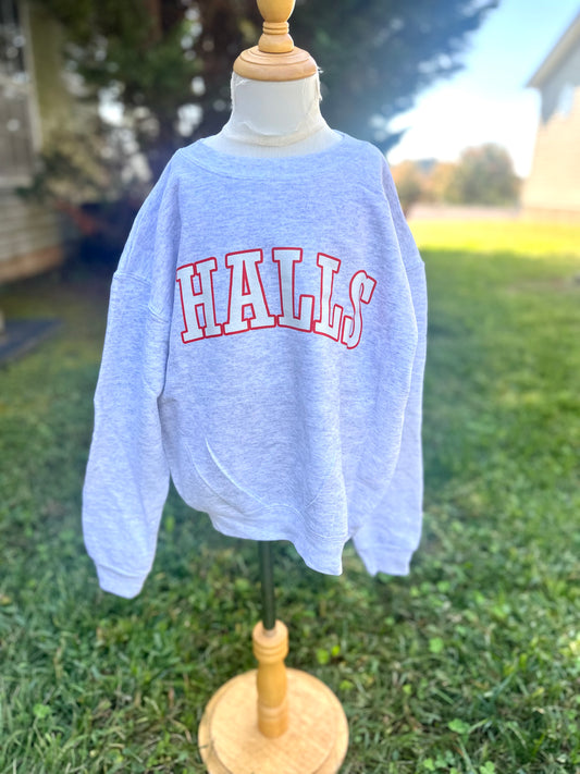 Kids Halls Ash Grey Sweatshirt