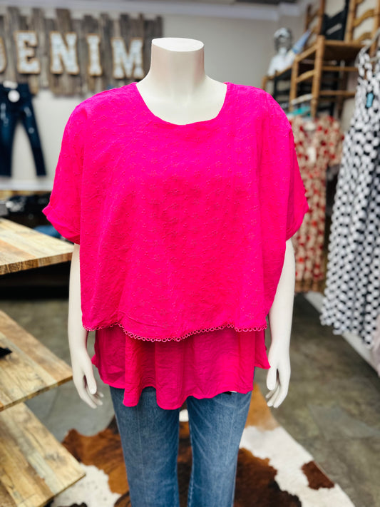 The Confident Queen Pink Top