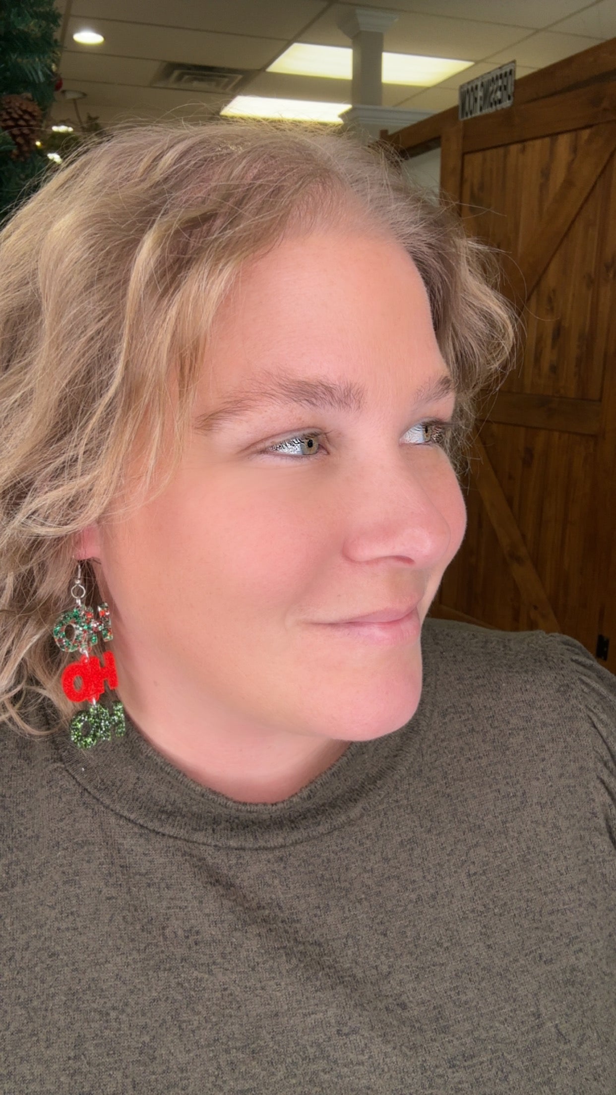 HoHoHo Dangle Earrings