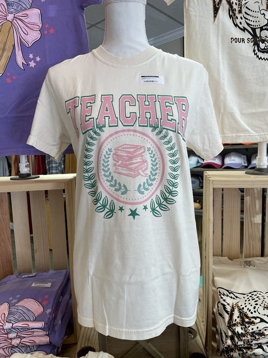 Teacher Varisty Tee