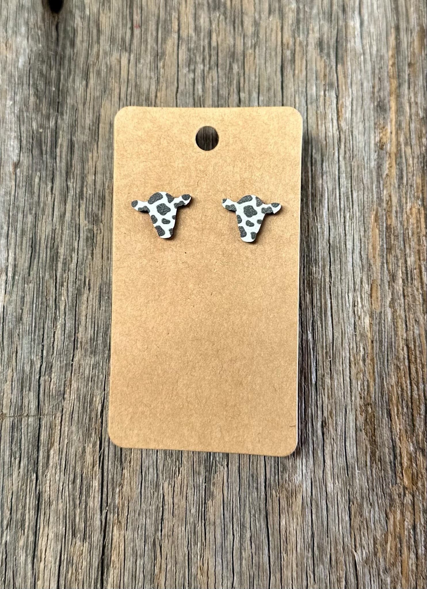 Cow Stud Earrings (Several Colors)
