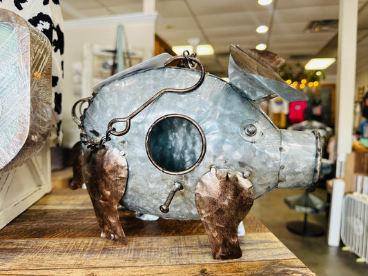 Pig Birdhouse
