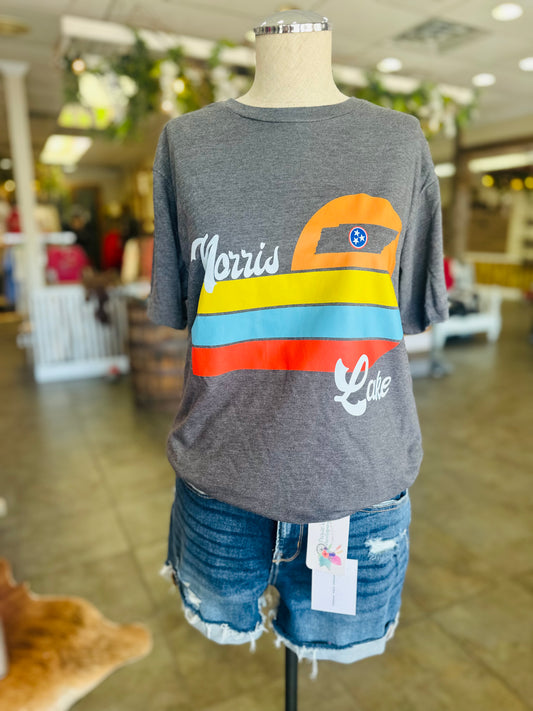 Norris Lake Charcoal Grey Tshirt