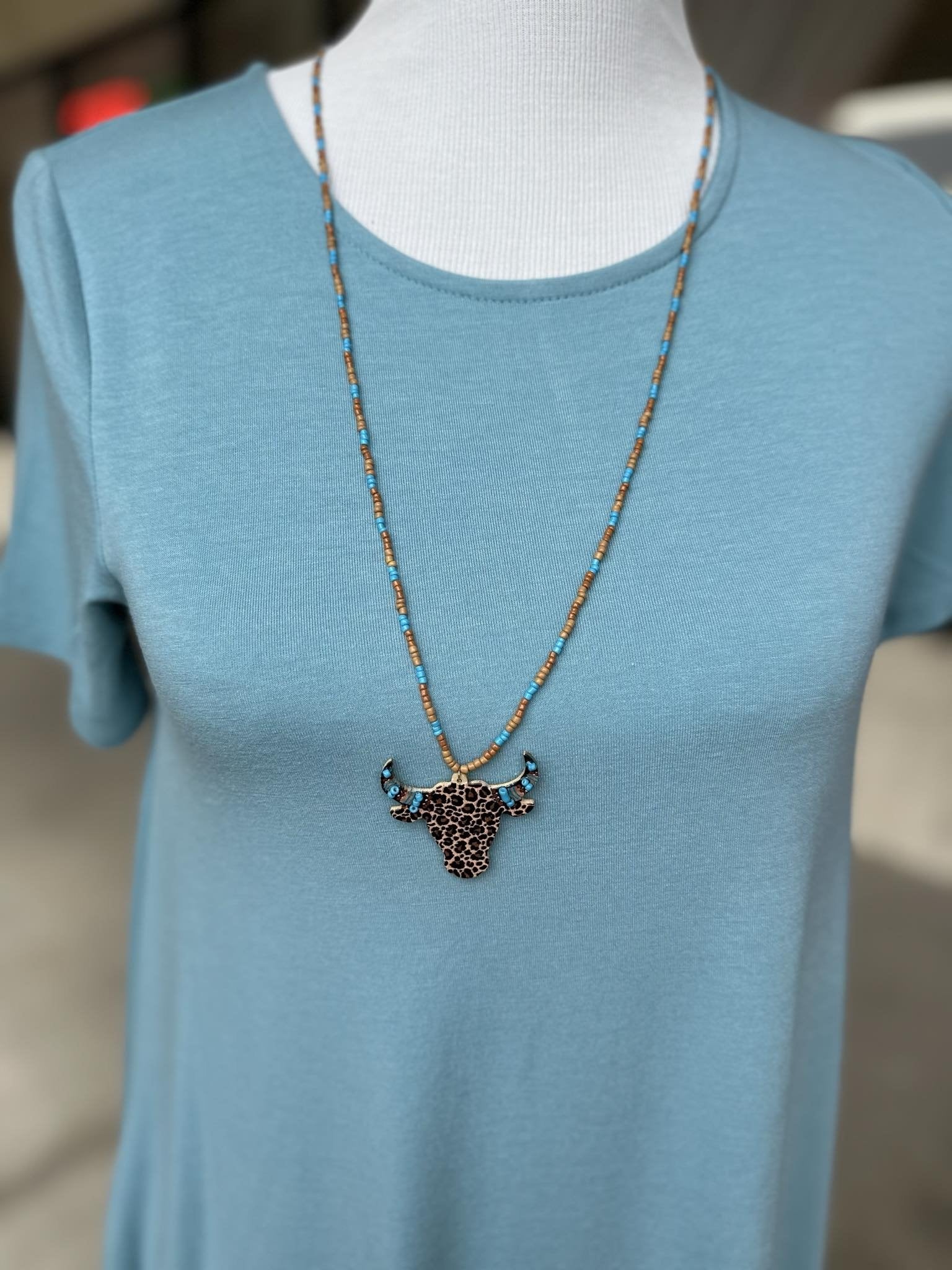 Western Steer Necklace