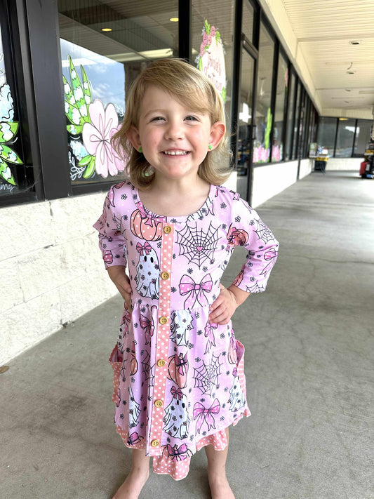 Girly Ghost Girls Dress
