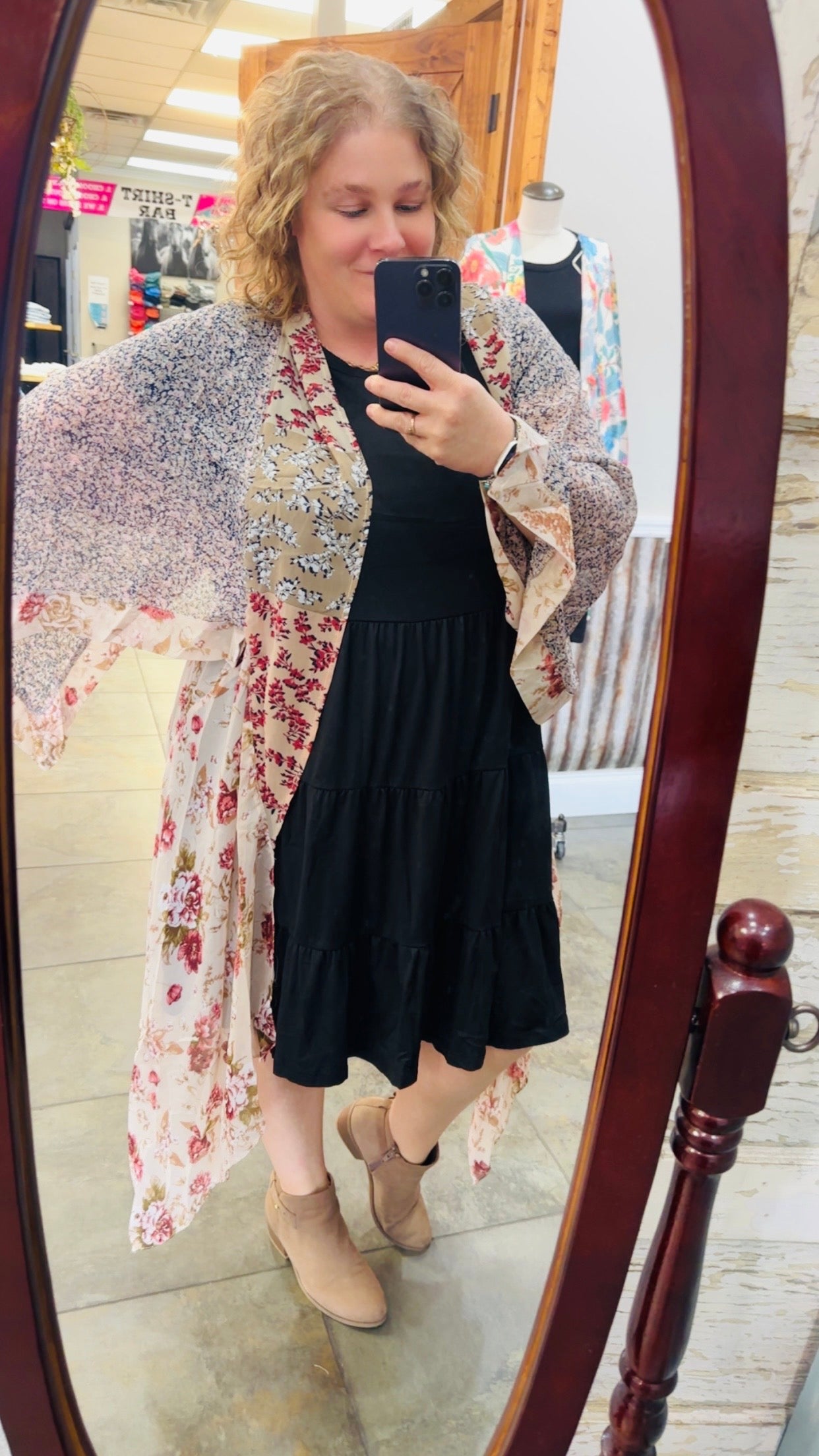 Hayley Natural Mix Kimono
