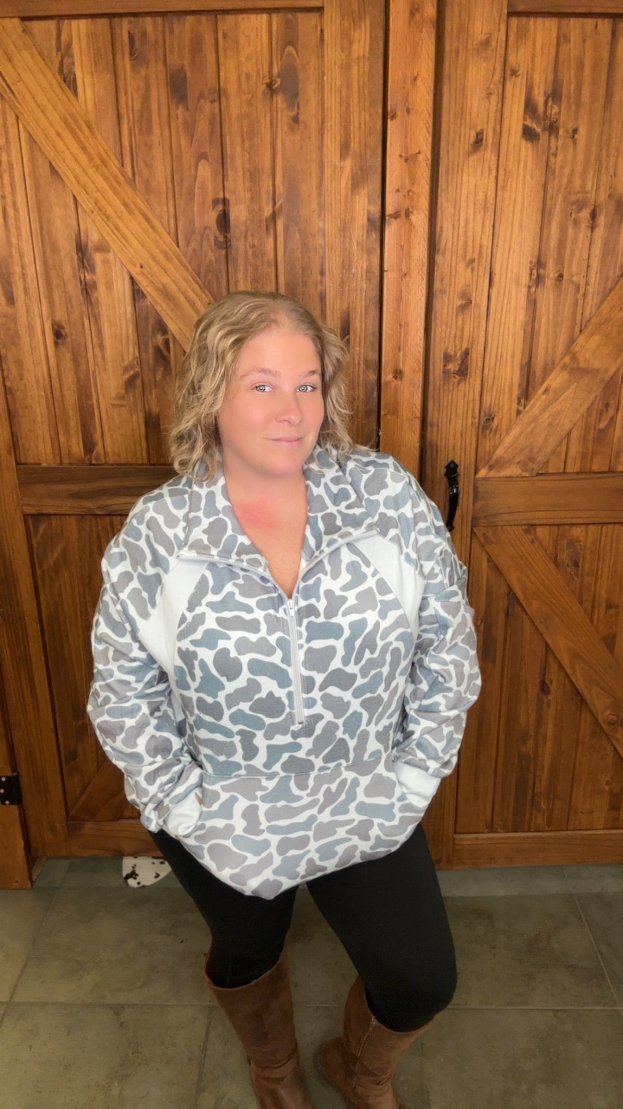 Nothing in My Way Camo Pullover