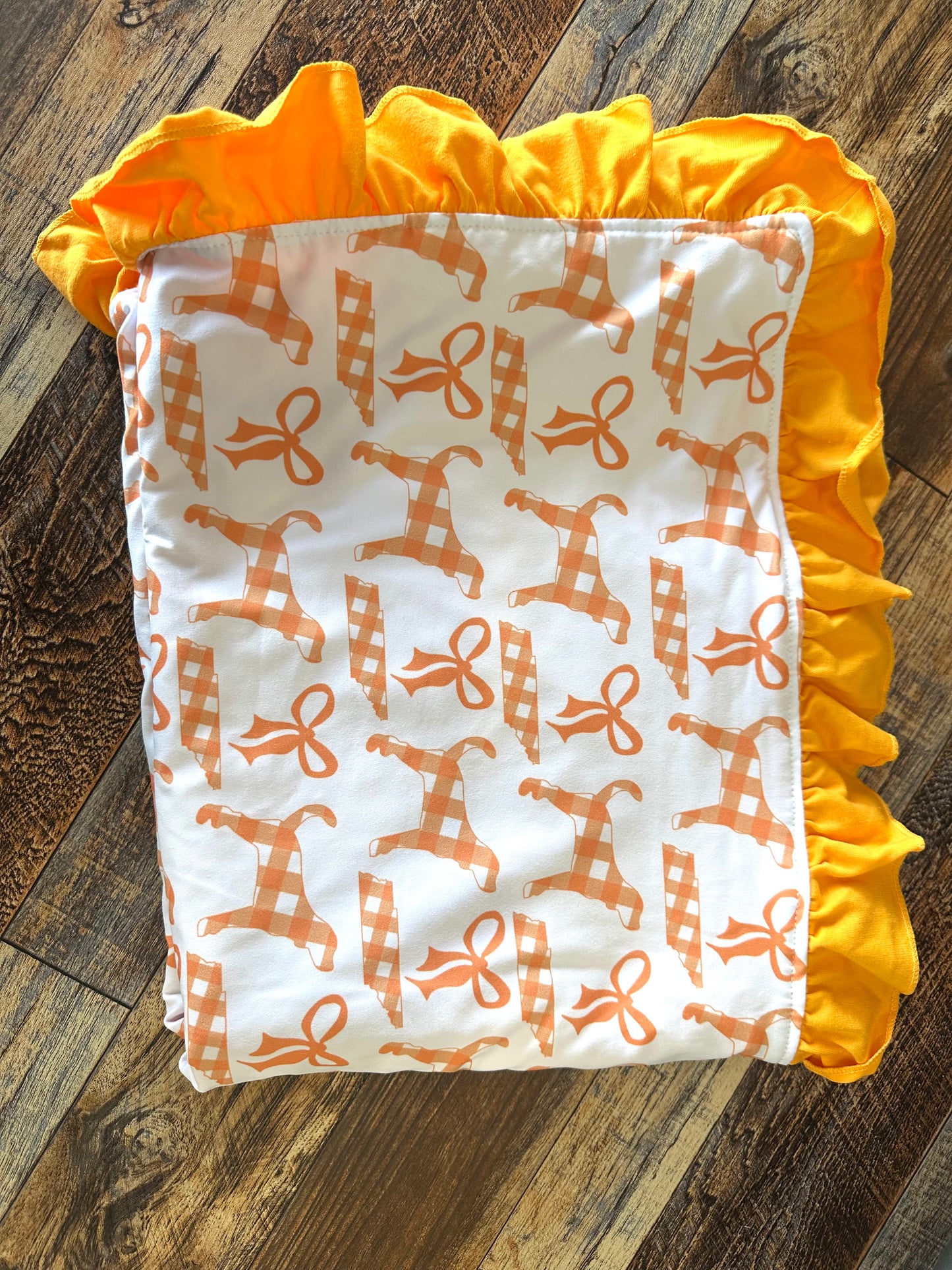 Checkered TN Girls Blanket