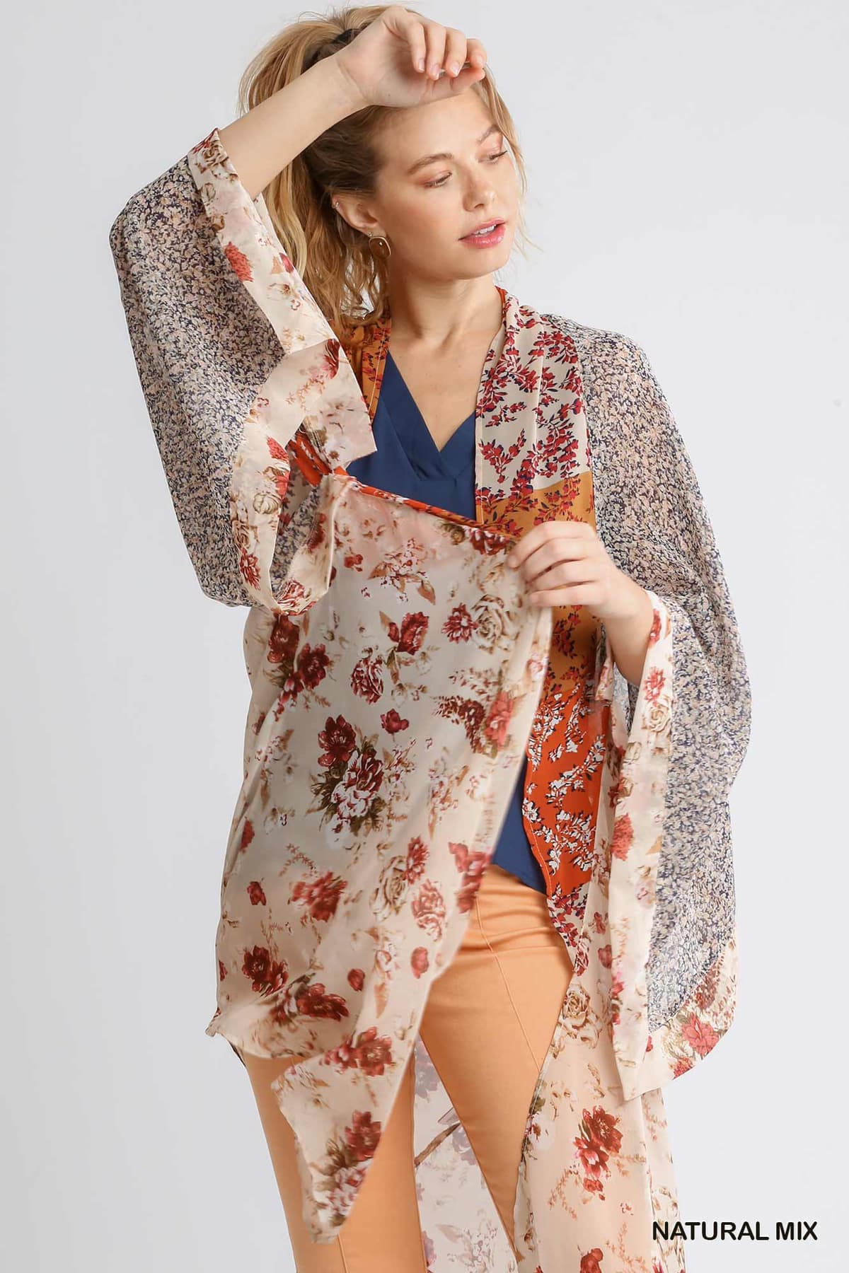 Hayley Natural Mix Kimono