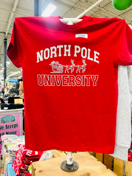 North Pole University Tshirt