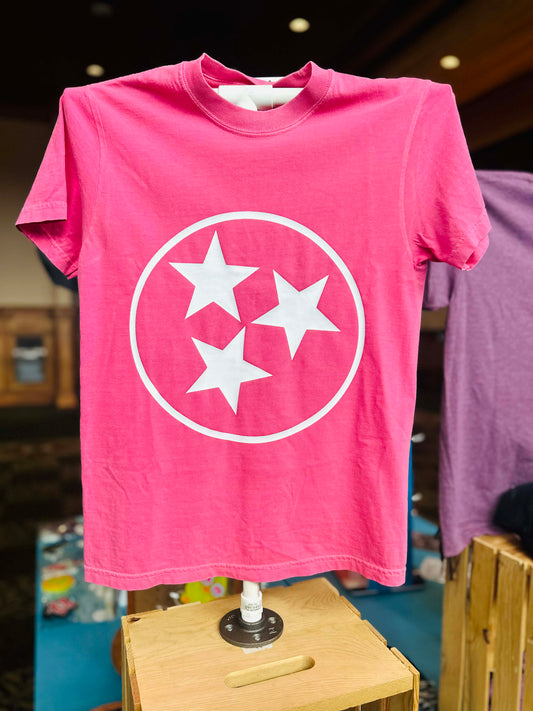 Pink Tri Star Tshirt