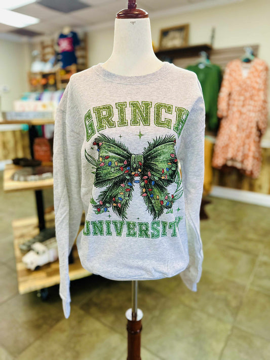Grinch University Sweatshirt