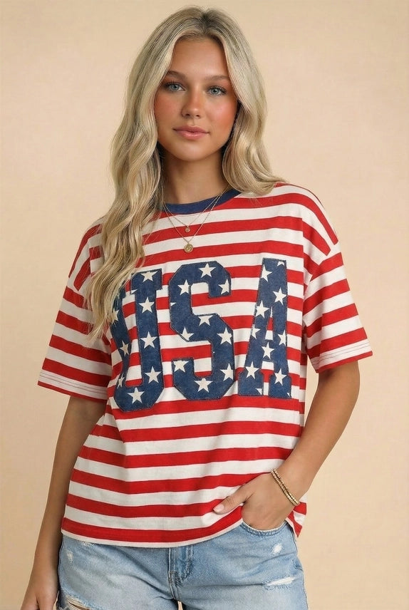 USA 250th Oversized Top