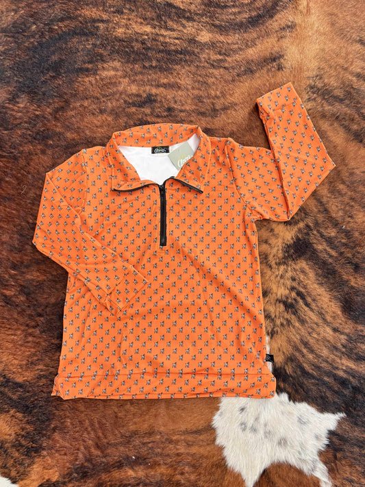 Boys Smokey Quarter Zip Pullover