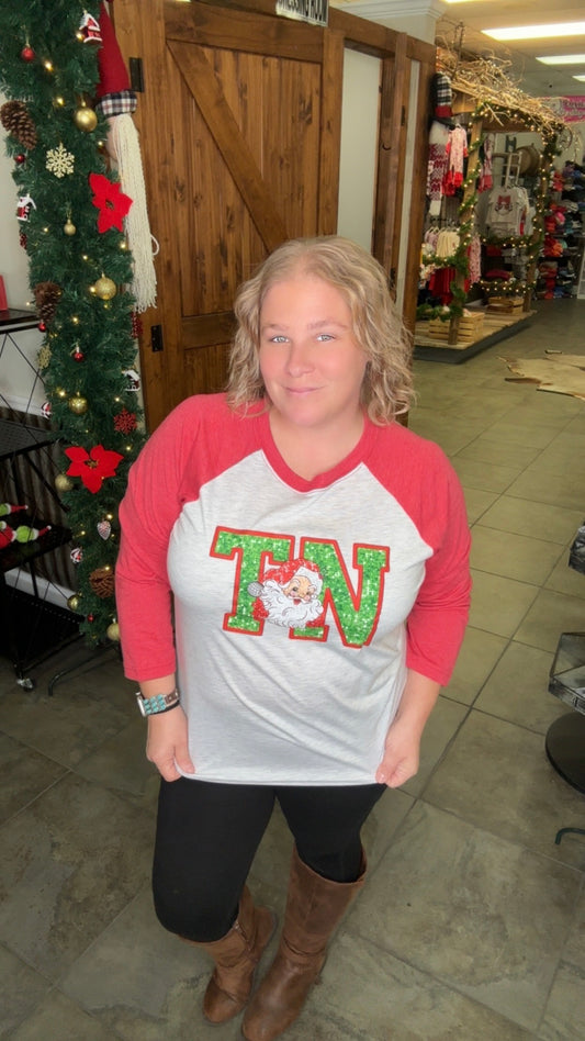 TN Santa 3/4 Tshirt