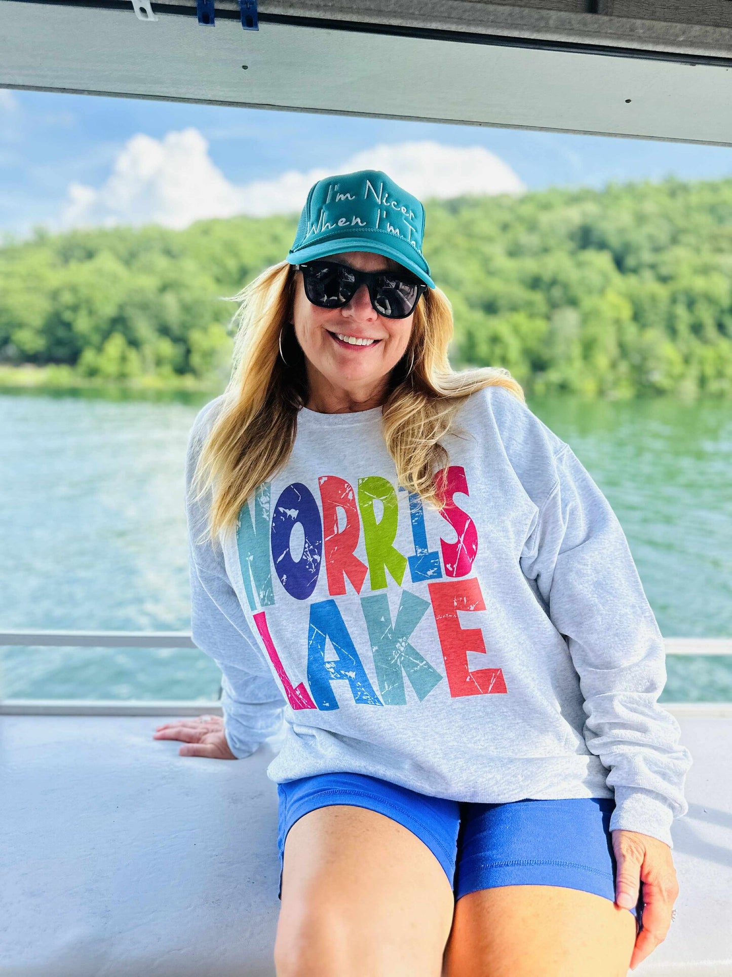 Norris Lake Sweatshirt Neon