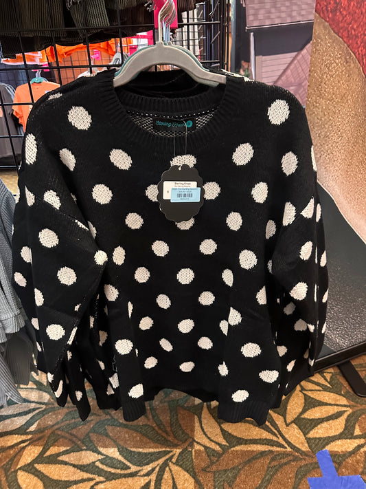 Black Dot Darling Sweater