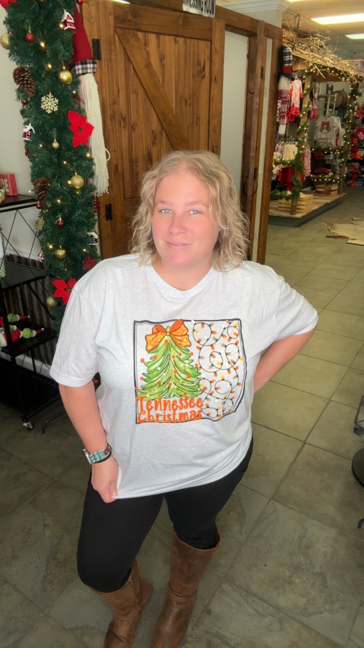 Tennessee Christmas Lights Tshirt