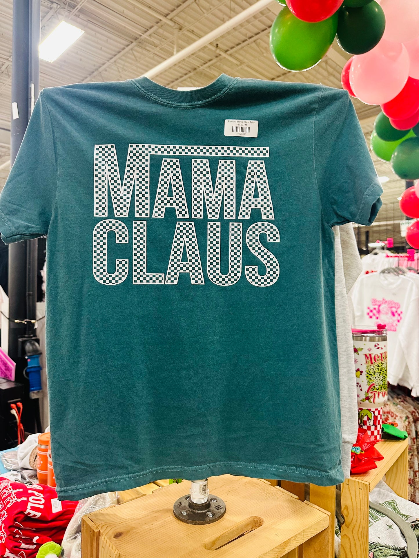 Emerald Mama Claus Tshirt