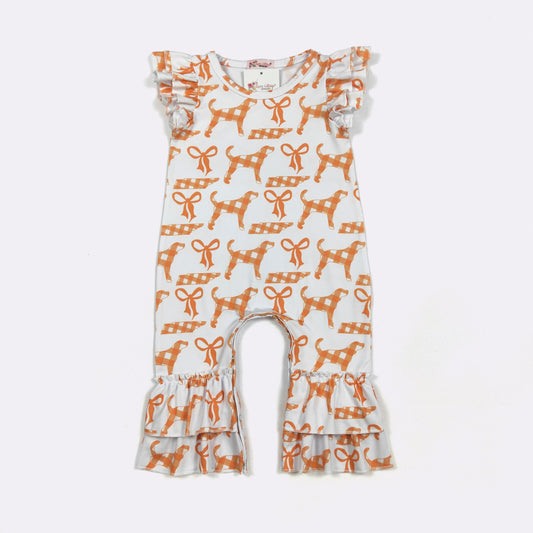 Checkered TN Girls Romper