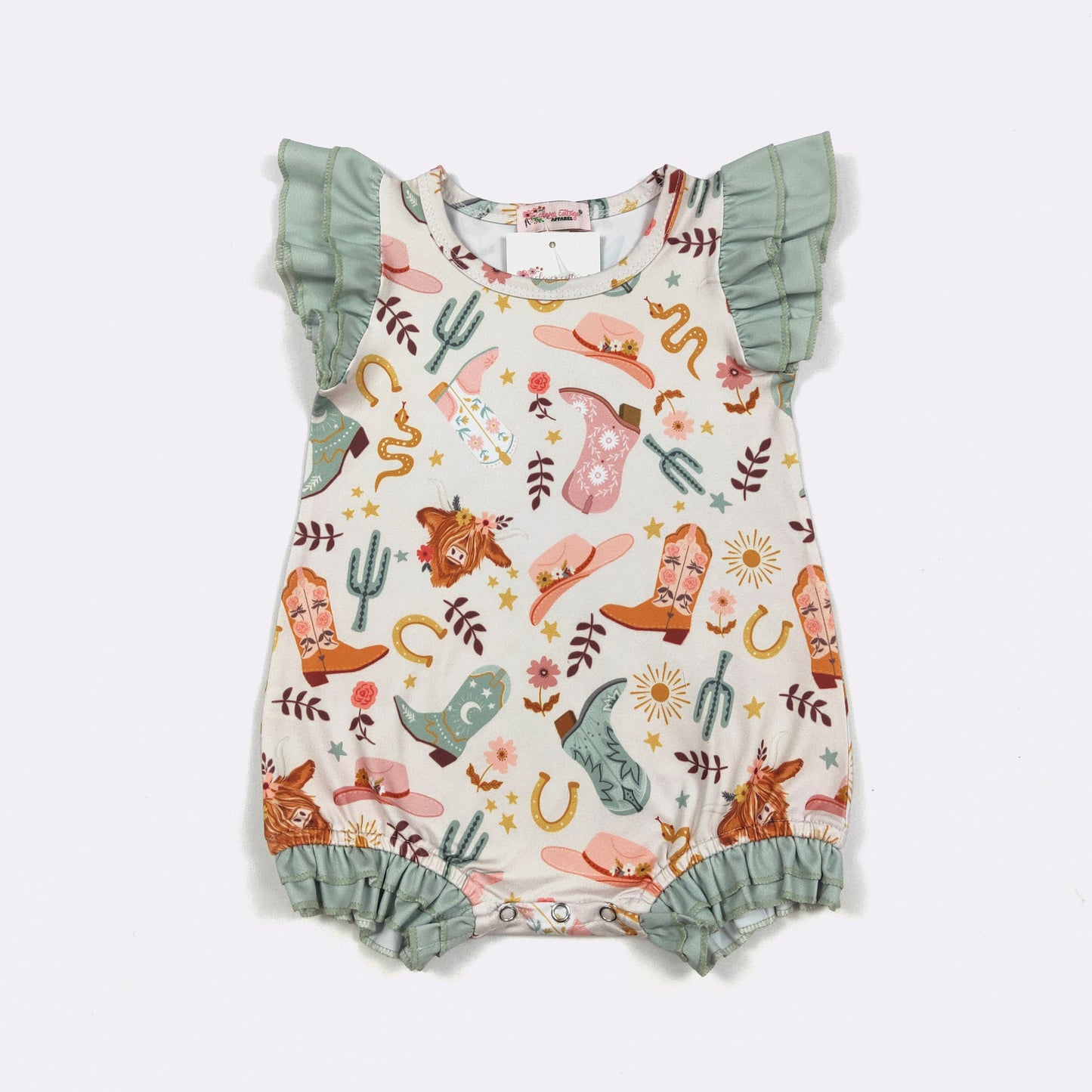 Highland Boots Baby Romper