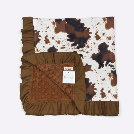 Cowhide Baby Blanket