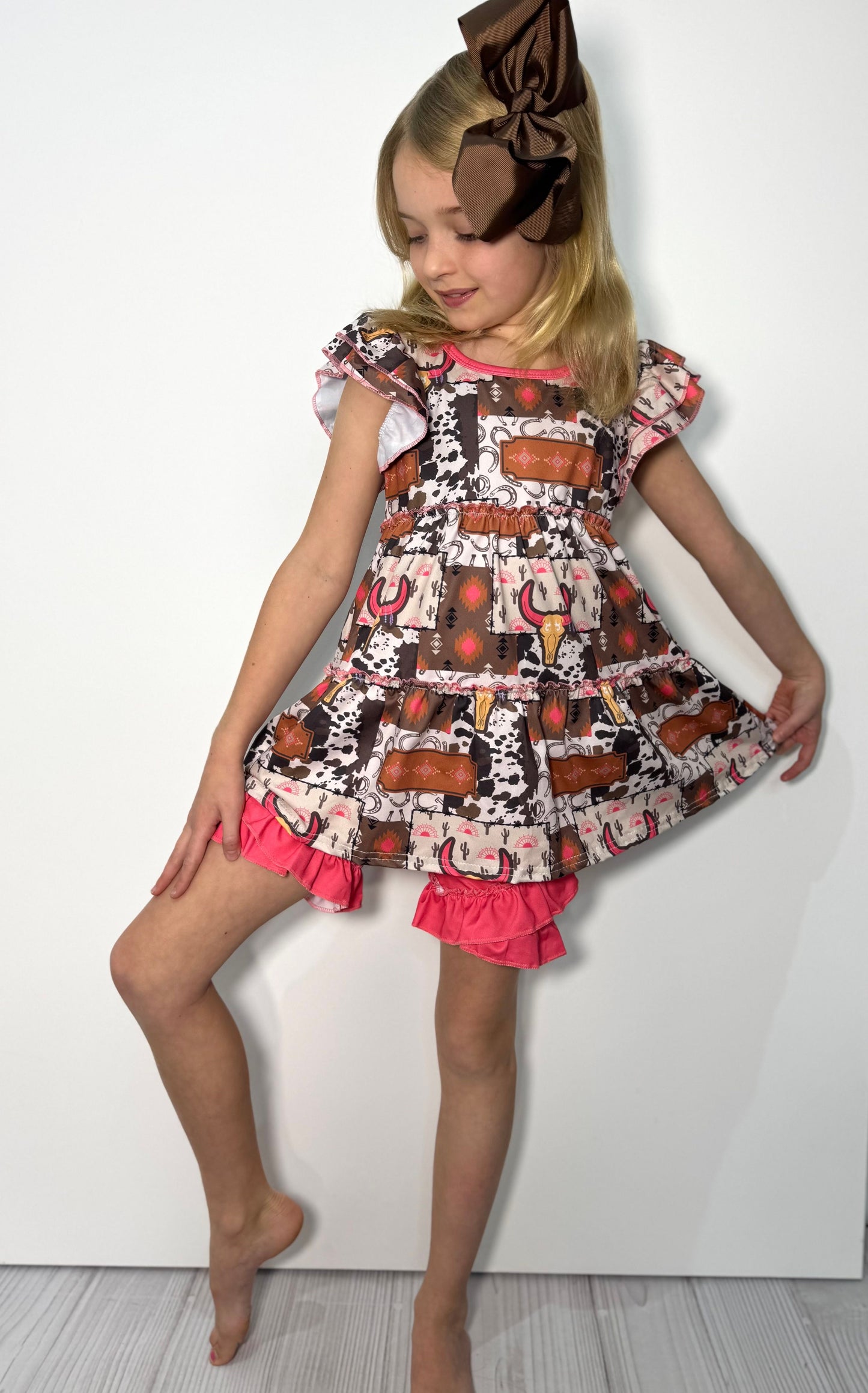 Electric Longhorn Girls Set