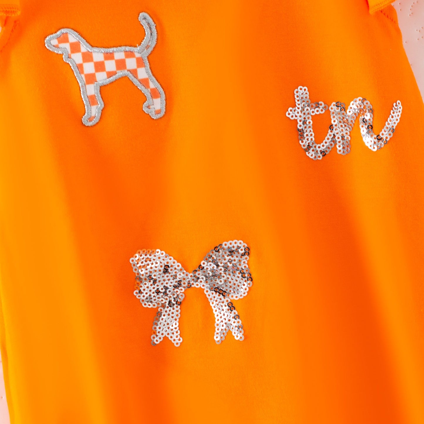 TN Silver Sequin Girls Dress