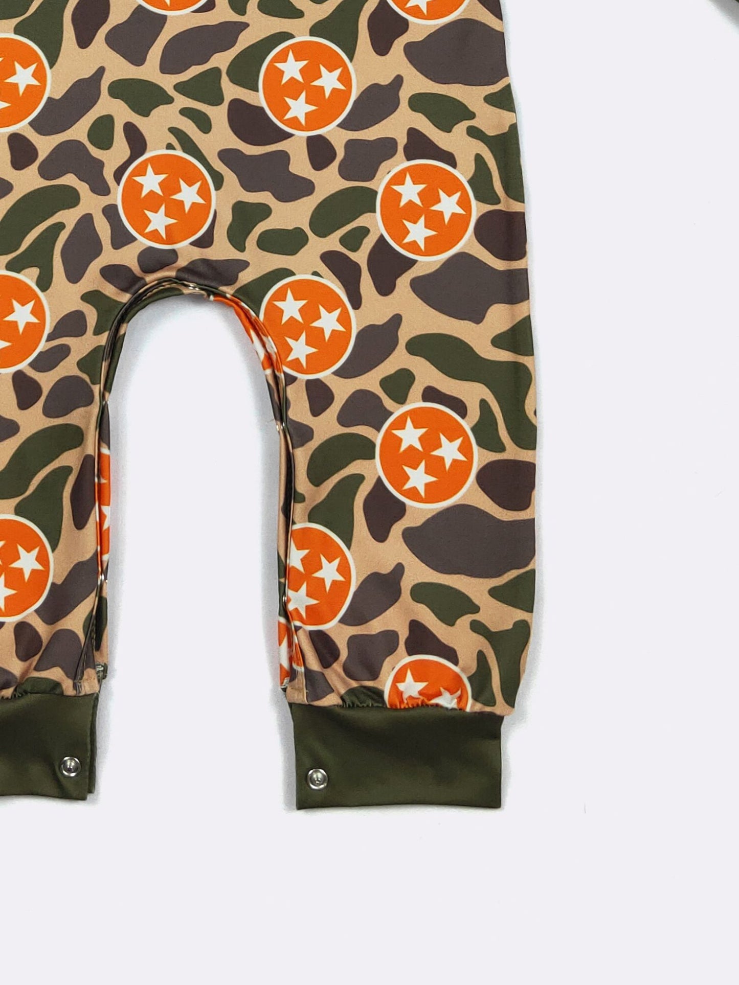 LS Tri Star Camo Romper