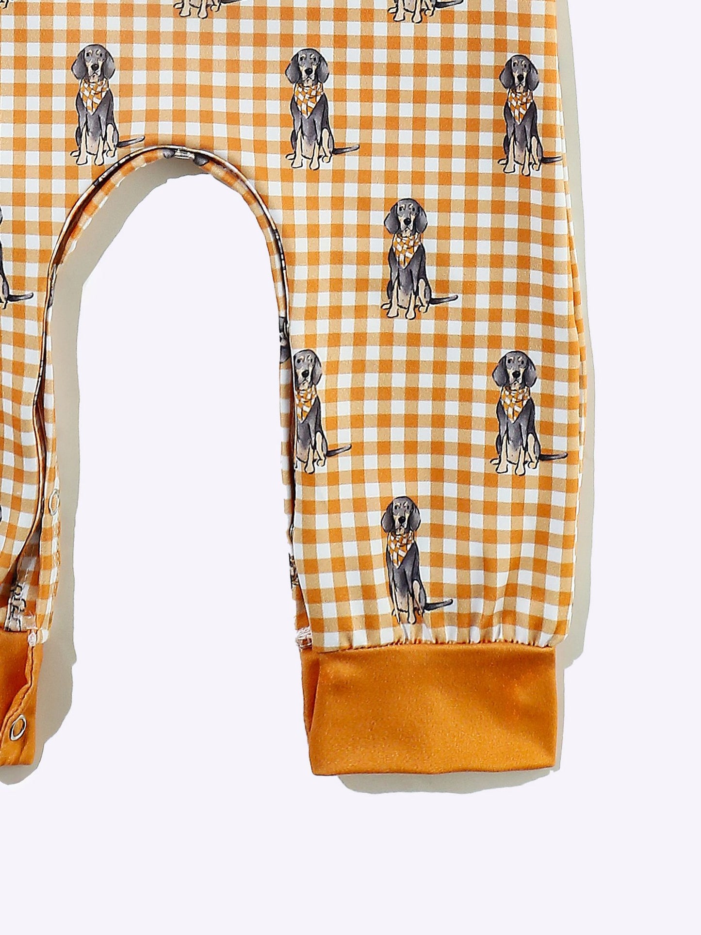 Smokey LS Check Romper