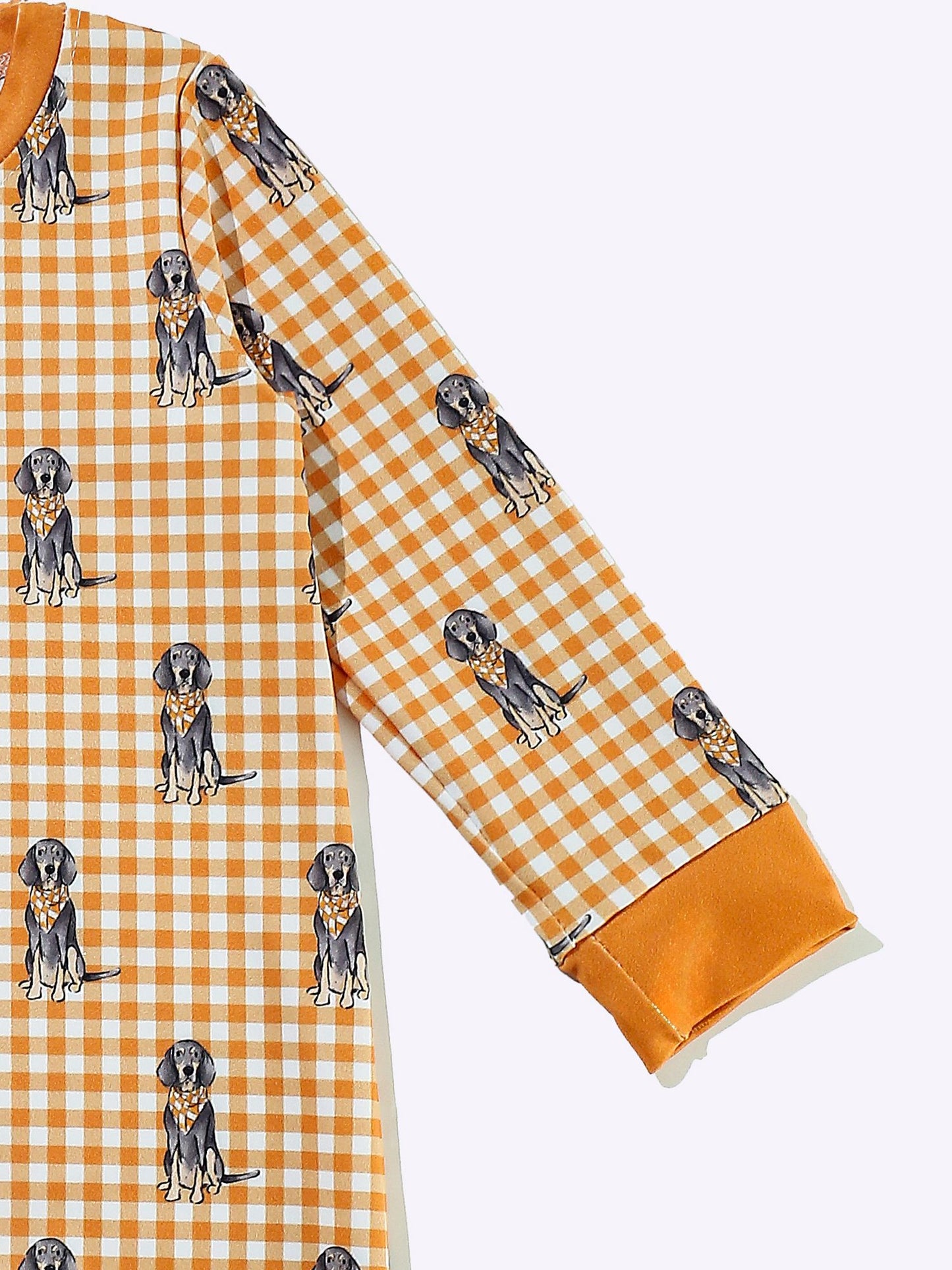 Smokey LS Check Romper