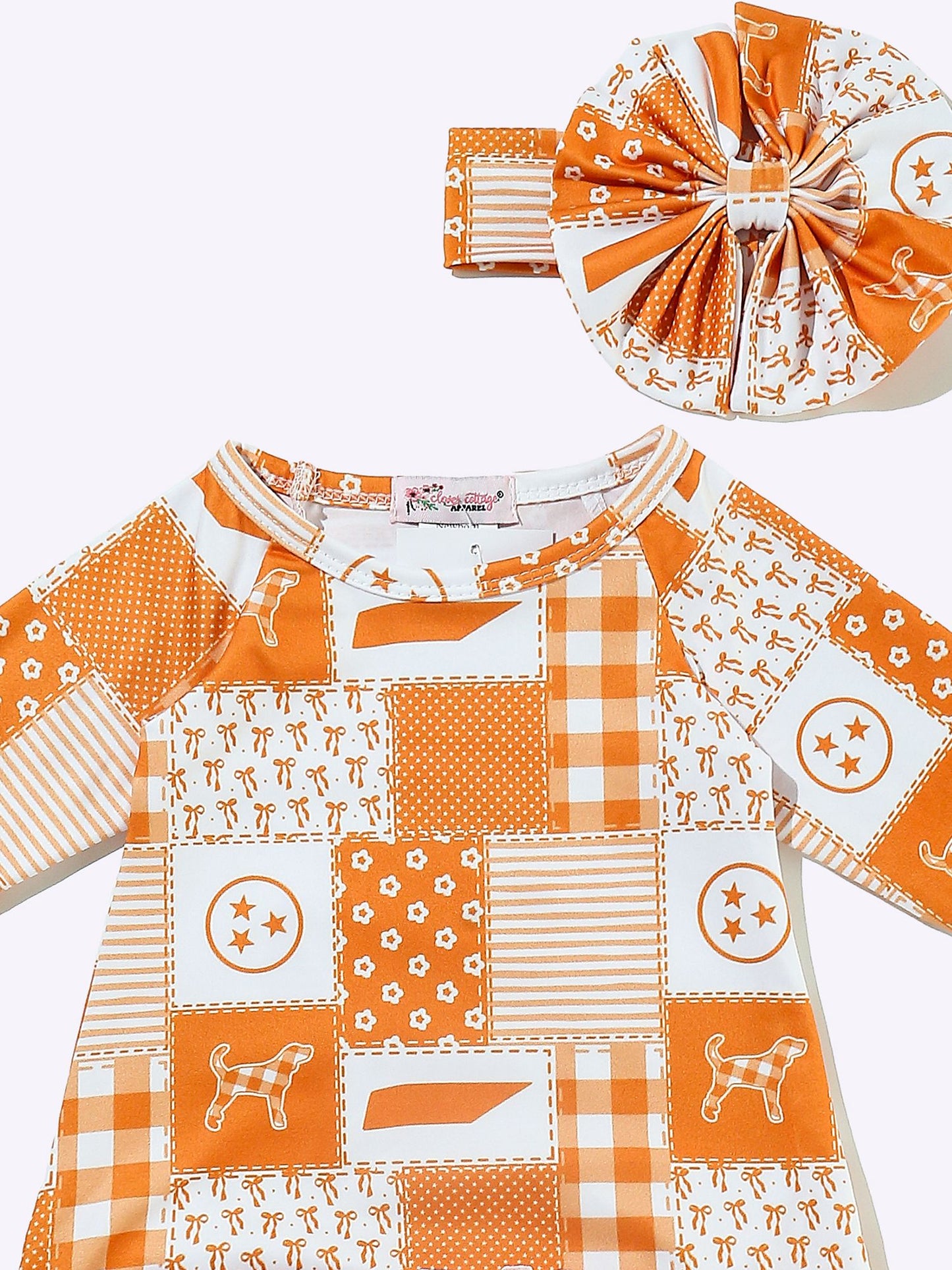 TN Patchwork Baby Gown
