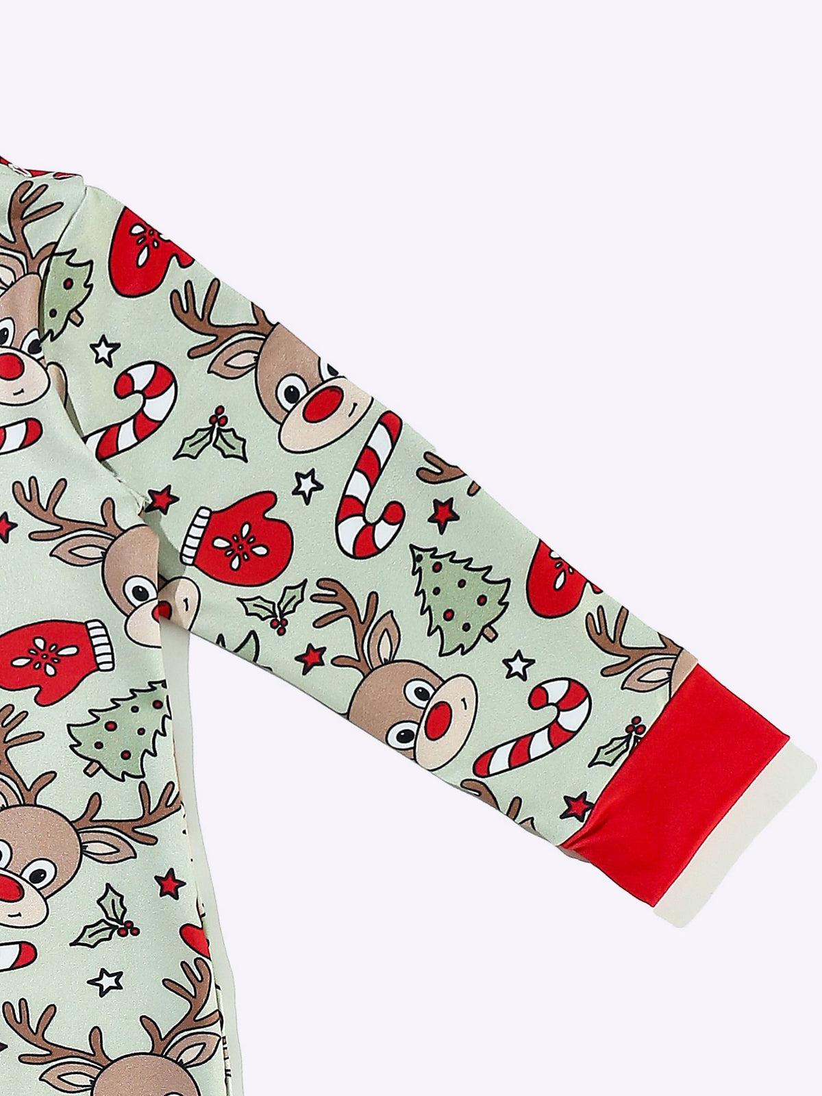 Red Nose Reindeer Boy Romper