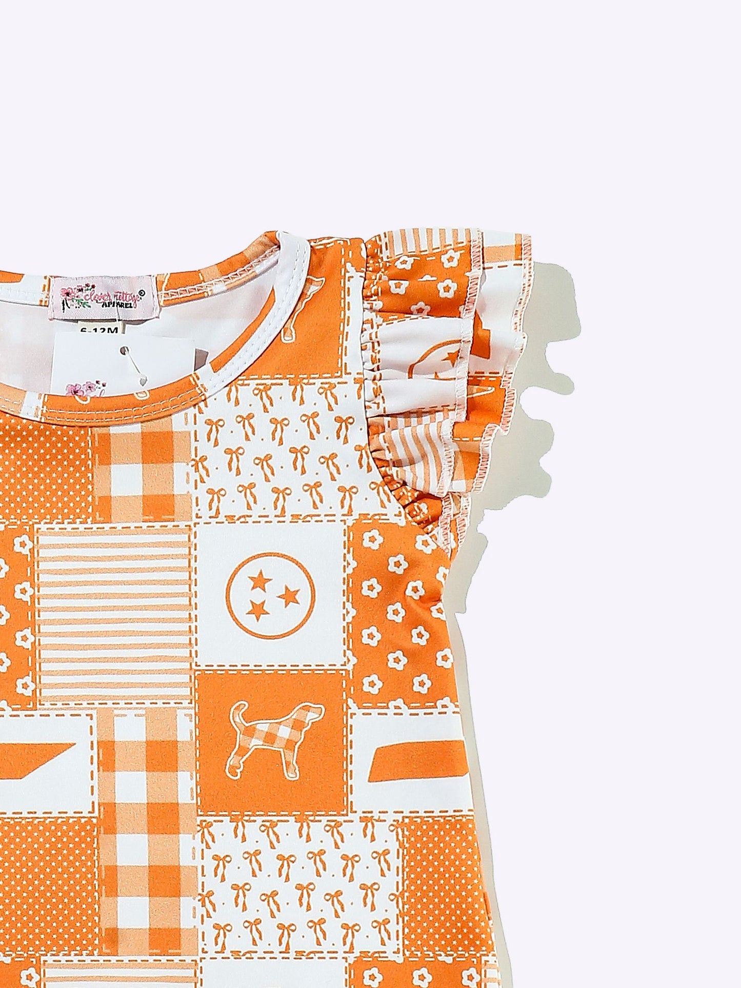Girls TN patchwork Romper
